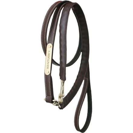 Kentucky Horsewear - Presentatielijn Leder Covered Chain bruin 270 cm