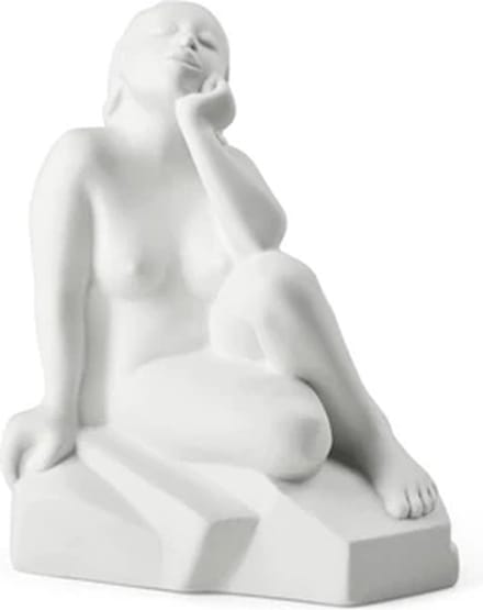 Kähler Moments of beeing beeld H18.5cm Silent Change porselein wit
