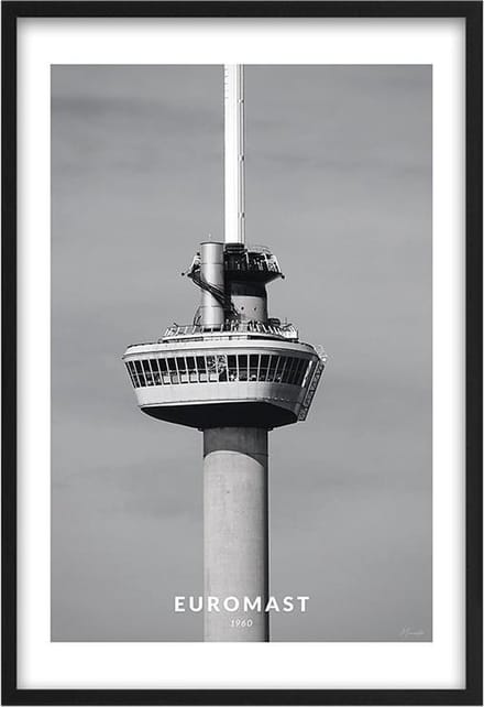 Poster Euromast Rotterdam A3 - 30 x 42 cm (Exclusief Lijst)