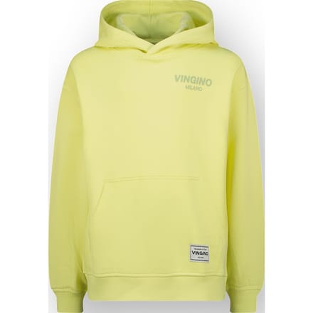 Vingino Boys Basic-hoody Sweater Pale Lime Yellow Maat: 2 | Sportkleding Outlet | kids | Geel