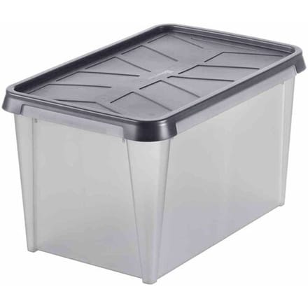 Orthex 3462050 Opbergbox (l x b x h) 60 x 40 x 35 cm Grijs 1 stuk(s)