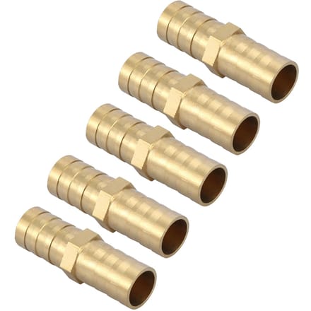 Messing Tapse Rechte 2-weg Pijpconnector Buisklem Fitting 681012141620mm