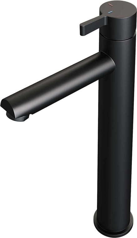Brauer Black Edition verhoogde opbouw wastafelmengkraan model E mat zwart