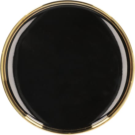 HOMLA - Dessertbord - Sensorisch - Glanzend Zwart - 15 cm