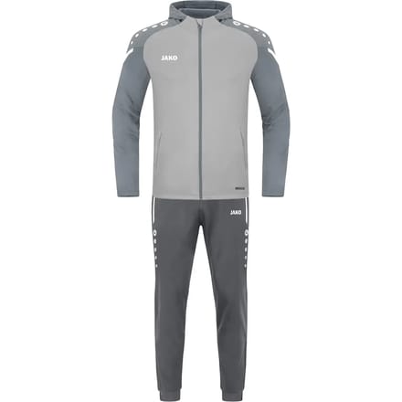 Jako Performance Trainingspak Polyester Met Capuchon Heren - Zachtgrijs / Steengrijs | Maat: XL