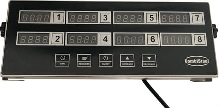 DIGITALE KEUKENTIMER 8 KANALEN DKT-8 - Combisteel 7517.0015