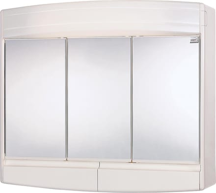 Differnz Spiegelkast Topas-eco 3-deurs Met Verlichting 53x60x18cm Wit