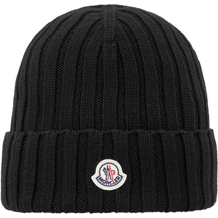 Moncler Logo Patch Muts 3b00036 A9327 999 3B00036 A9327 999 black