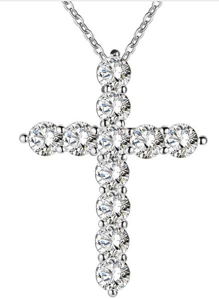 Zilver Kruis zirkonia - Charme Bijoux
