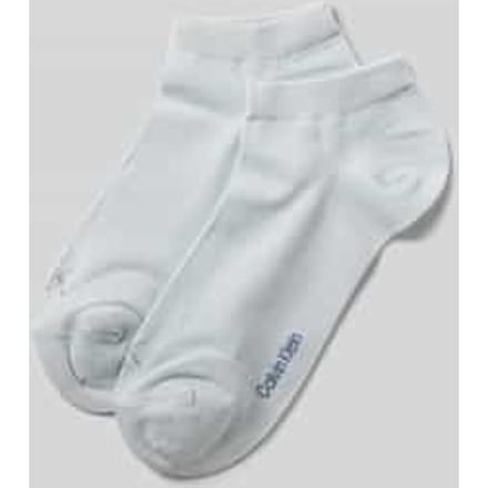 Sneakersokken met labeldetail in een set van 2 paar