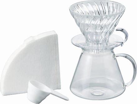 Hario V60 Glass Brewing Kit - 600ml