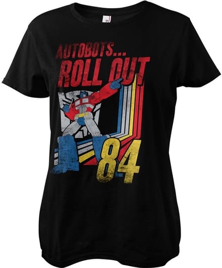 Transformers Autobots - Roll Out Girly Tee dames-T-shirt zwart