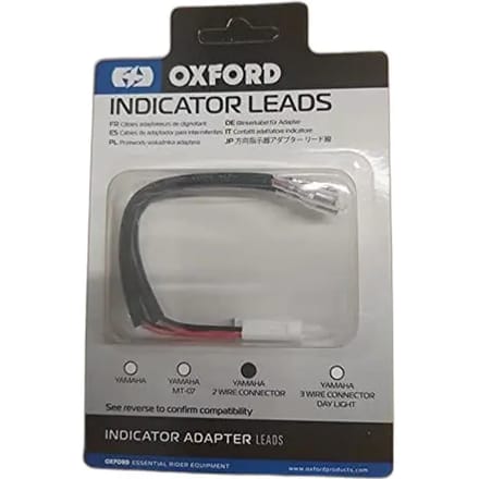 Oxford LED/Gloeidraad Knipperlicht Adapter voor Yamaha (2-draads)