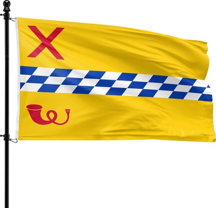 VlagDirect - Woerden vlag - Gemeente Woerden vlag - 90 x 150 cm.