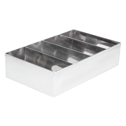 Olympia RVS bestekbak 41,5(H) x 25,5(W) x 10,5(D)cm