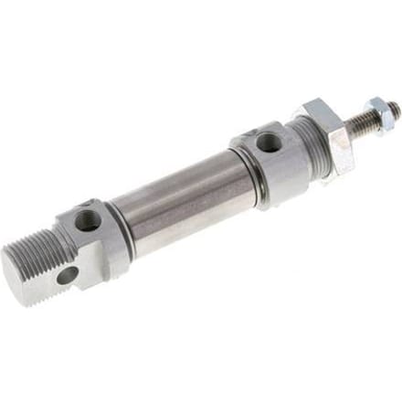 ISO 6432 Ronde Dubbelwerkende Cilinder 20-15mm - Magnetisch - Demping