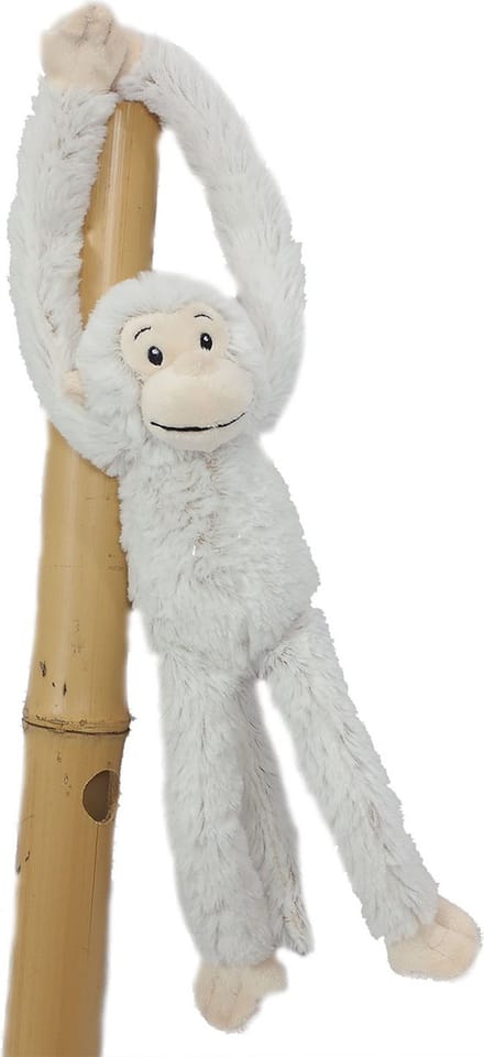 Pia Soft Toys - Pluche knuffeldier - Hangaap crème 31 cm