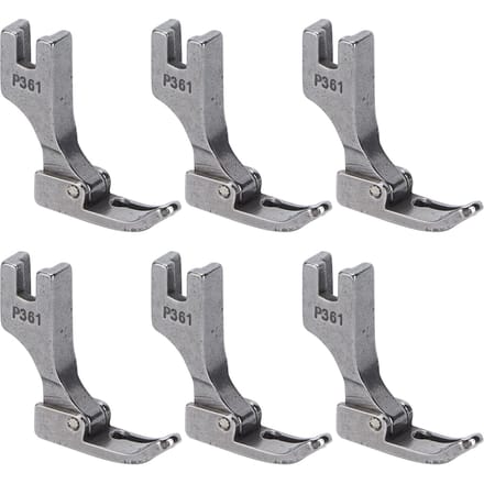 6 Stuks Ritsvoet Roestvrij Staal Universeel Industriële Naaimachines Accessoires gray