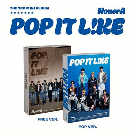 NouerA 3ème Mini Album POP IT LIKE No POB Random blue