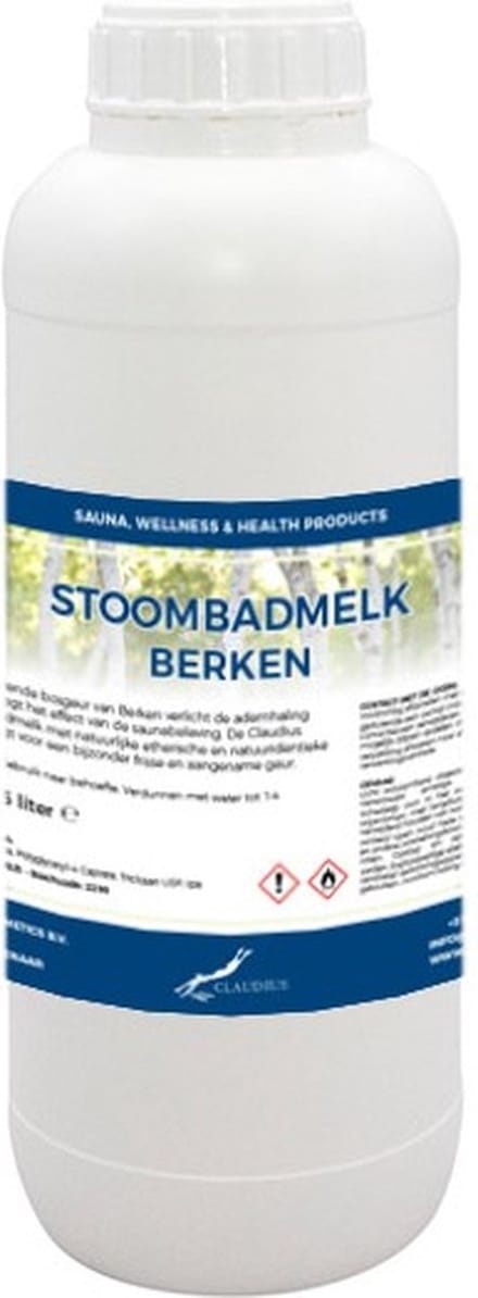 Stoombadmelk Berken 1 liter