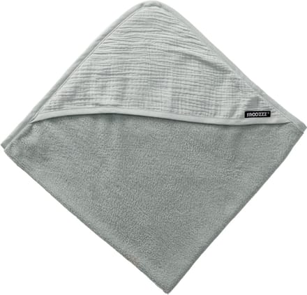 Snoozzz Badcape - 100% Badstof Katoen - 75x75 cm - Stone