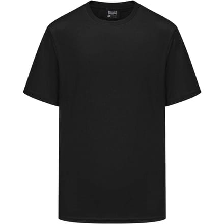 Lonsdale Effen polyester T-shirt voor heren (Zwart)