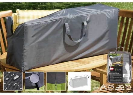 Beschermhoes Tuinkussens Deluxe 125x32x50 cm Waterdicht