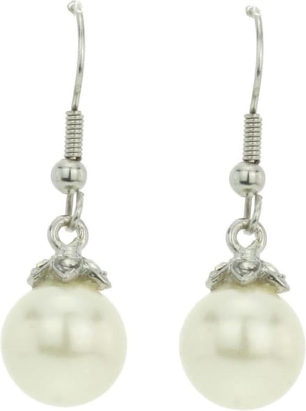Behave - Oorhangers paarse steen dames - Vintage look - Statement stijl