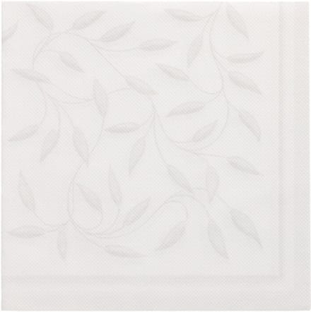 50 Servetten ROYAL Collection 1/4 vouw 40 cm x 40 cm wit New Mediterran