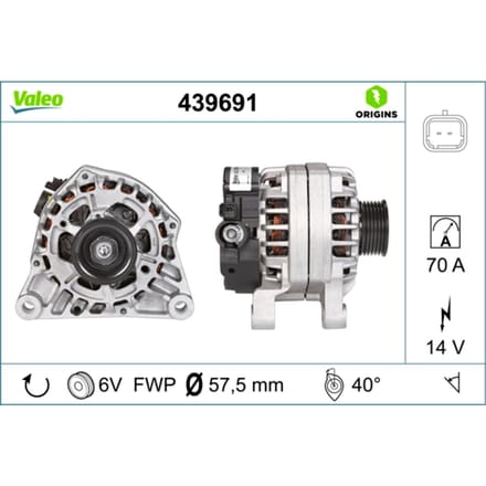 Driefasige generator VALEO 439691