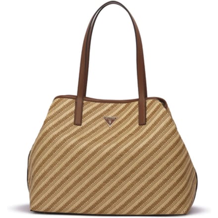 GUESS Shopper Schoudertas Vikky II Two In One Tote Bag Natural / Cognac Veelkleurig