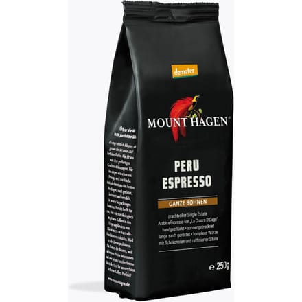 Mount Hagen Peru Bio Espresso 250g
