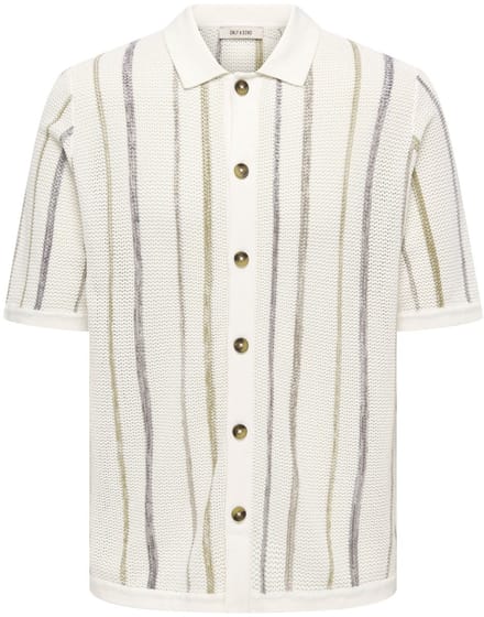 ONLY&SONS - ONSTOBBY LIFE RLX SS SHIRT KNIT NOOS - Heren - Polo's