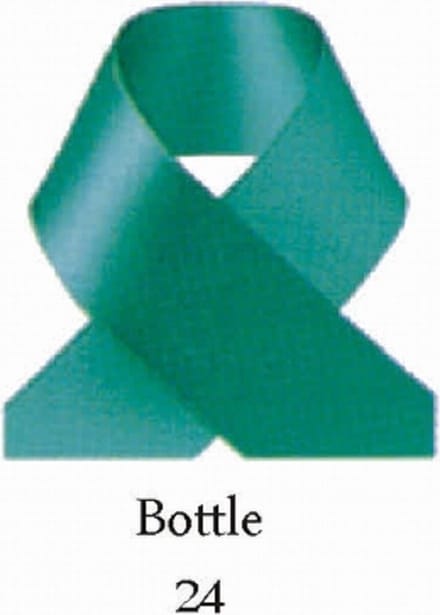 Satijnlint Bottle 15 mm (per meter)