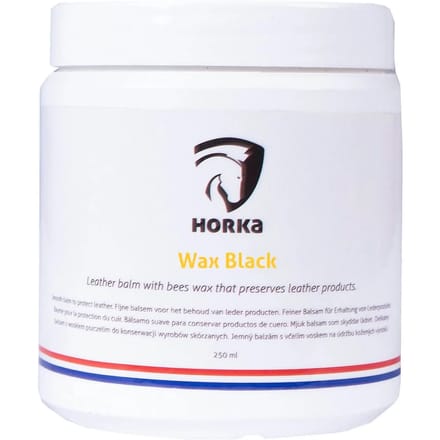 Horka Leerverzorging Wax Balsem 250 Ml Zwart Per Stuk