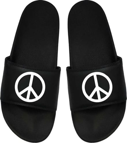 Cadeau Sint - Cadeau Kerst - Cadeau - Cadeau Badslippers - Badslippers Peace / Vrede 41