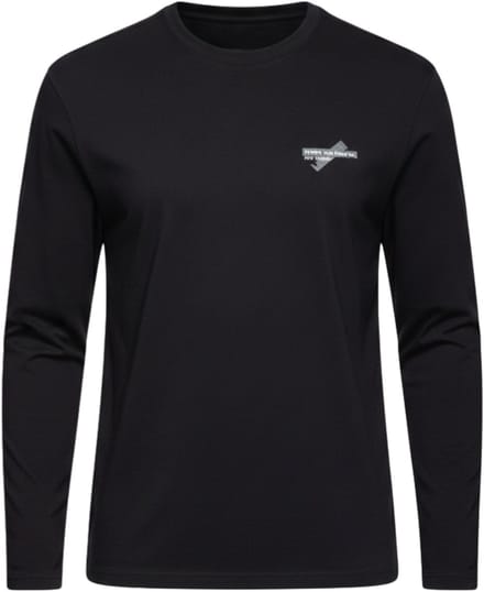 OMBRE Longsleeve - Regular Fit - Lange Mouw - Geen Sluiting Zwart L