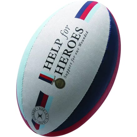 Rugbybal Gilbert Supporter Help The Heroes