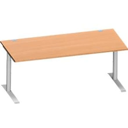 Schäfer Shop Genius MODENA FLEX bureau, 1800 x 800 mm, beuk