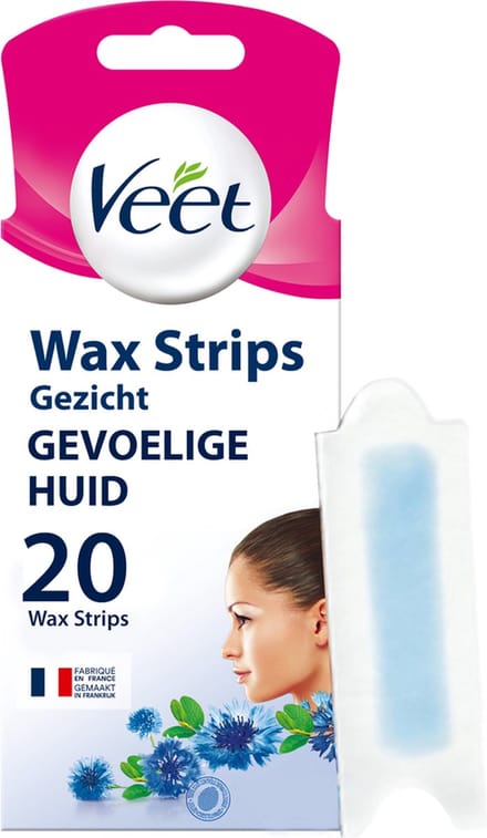 Veet - Ontharingsstrips - Gezicht - Gevoelige Huid - 20 stuks