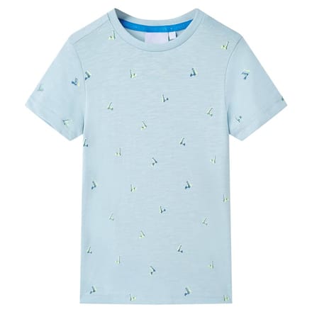 vidaXL Kindershirt 140 lichtblauw