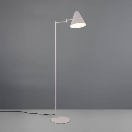 TRIO COSIMA - Vloerlamp - Grijs warm - excl. 1x E14 4 W - Zwenkbaar
