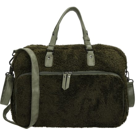 Enrico Benetti Teddy Luiertas / mombag / schoudertas 66655 - Olijf groen