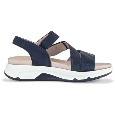 Gabor rollingsoft sensitive 66.882.66 - dames rollende wandelsandaal - Blauw - maat 38 (EU) 5 (UK)