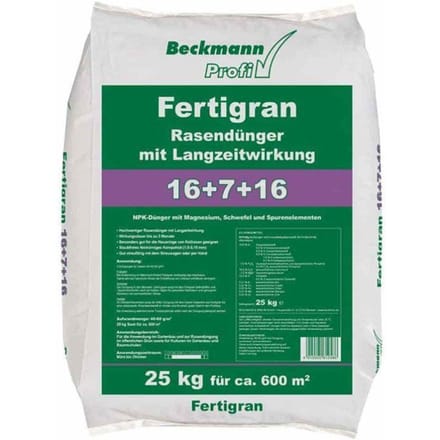 Grasmeststof 25kg NPK 16+7+16 voor 600m² - Langdurige Werking