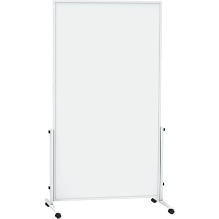 Verrijdbaar whiteboard easy2move MAULsolid - staalplaat met kunststof coating  - B 1000 x H 1800 mm - wit gecoat