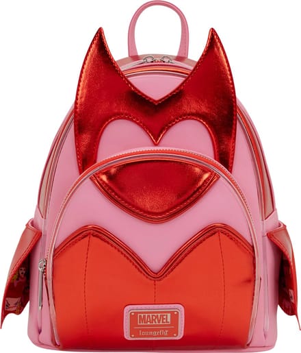 Loungefly Scarlet Witch Wanda Cosplay Mini Backpack – Marvel – LED Light‑Up – Rugzak
