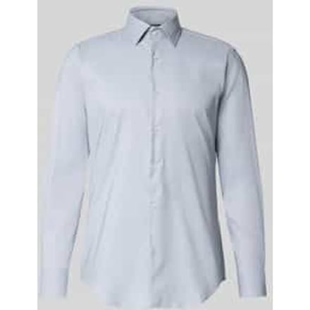 Slim Fit businessoverhemd van stretch-twill model 'P-HANK-KENT-C1-222'