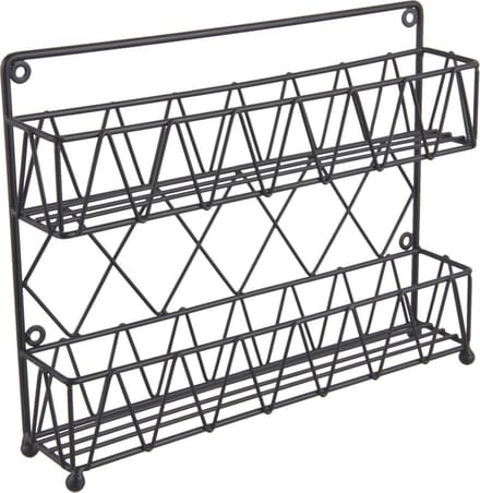 Kitchen rack Diamond Cut iron matt black