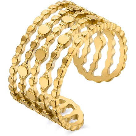 Luxe ring in 18K geel goud - Zaie